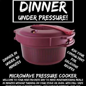 Microwave pressure cooker used twice